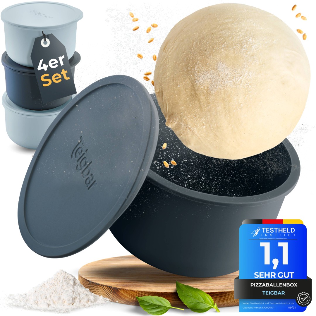 Teigbar Teigbox mit Pizzateig
